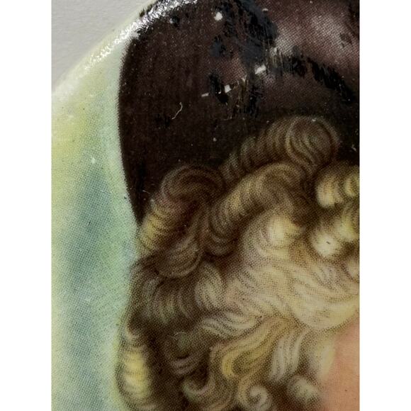 Vintage Joh Peter Amsterdam Transferware Portrait on Porcelain Coaster? - Picture 2 of 5